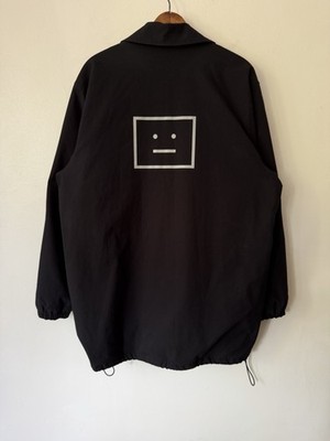 Acne Studios Oscoda Face Lined Coaches Jacket Black Small