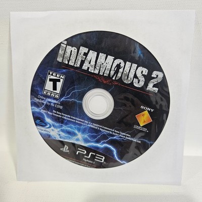inFamous 2 PS3 (Sony PlayStation 3, 2009) DISC ONLY