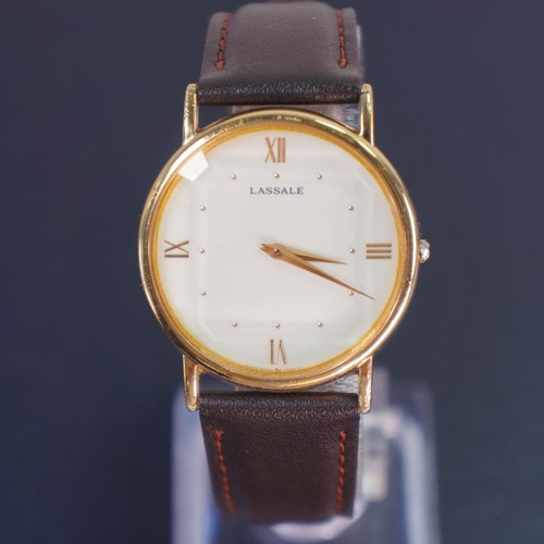 [Working Condition] SEIKO LASSALE Cut Glass, New Strap, Battery Replaced