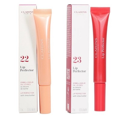 Clarins Velvet Lip Perfector 22 Peach Glow 23 Granatapfel 12ml Brandneu Verpackt