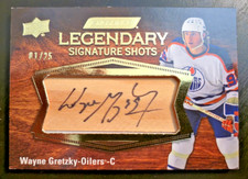 WAYNE GRETZKY 2023-24 ENGRAINED HOCKEY LEGENDARY SIGNATURE SHOTS AUTOGRAPH /25