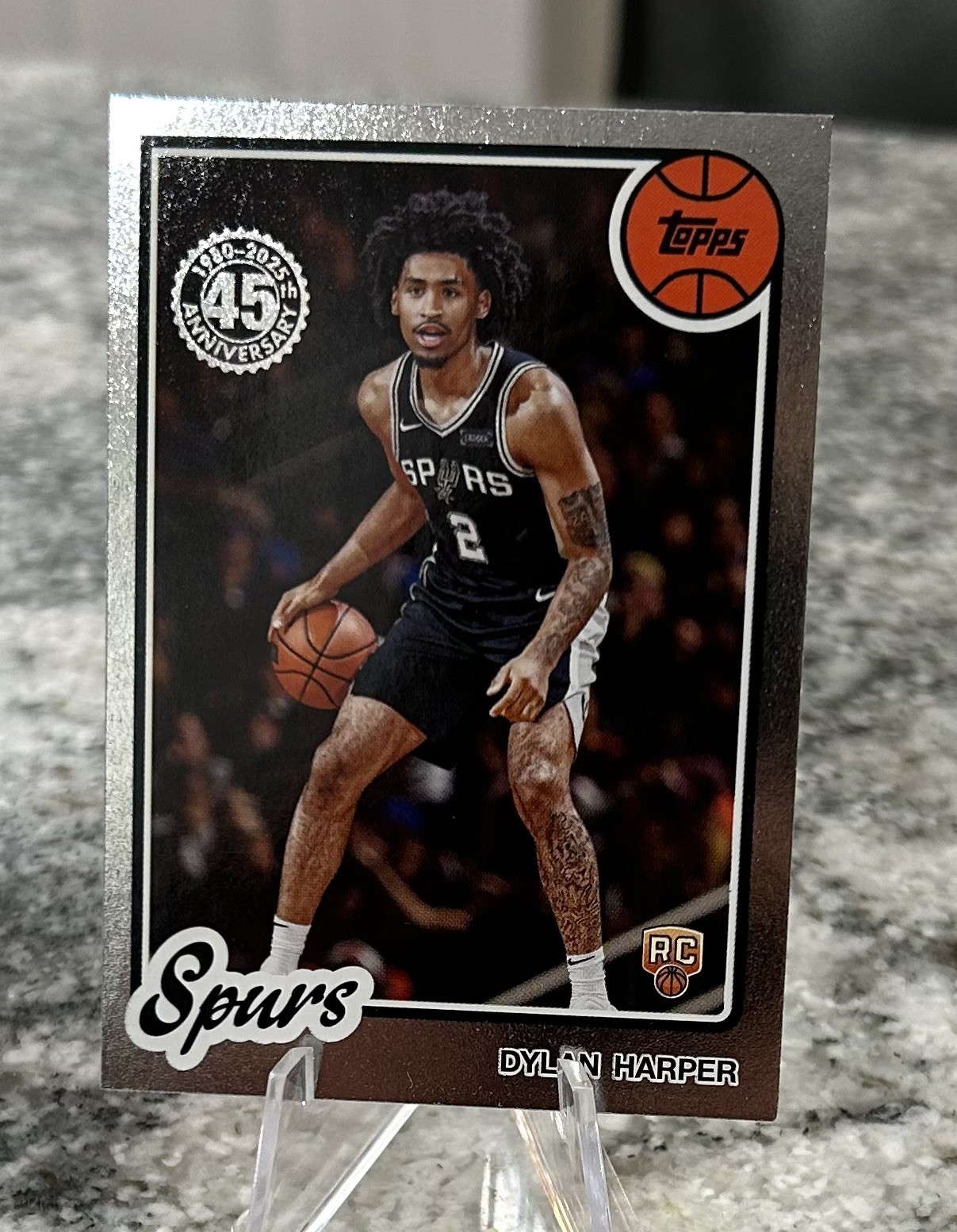 Dylan Harper 2025-26 Topps 1980-81 Topps Basketball RC #80BK-52 Spurs