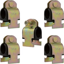 Cushion Strut Clamp 3/4" NOM (7/8" OD) for Mounting Copper Piping (5 Pack)