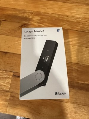 Ledger Nano X Crypto Hardware Wallet Bluetooth Black OPEN BOX