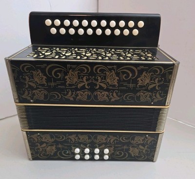 Weltmeister 2 Row Diatonic Button Accordion Melodeon G-C Vienna Style  Germany