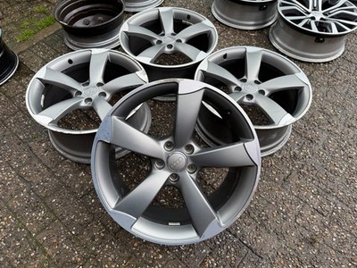4x Orgi. Audi A4 8K Alu Felgen Rotor 8,5x 19 Lk5x112 ET43 8K0601025AR  J