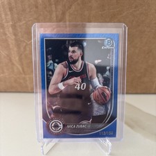 2025-26 Ivaca Zubac Bowman Chrome Blue Shimmer /150 #BCV-120