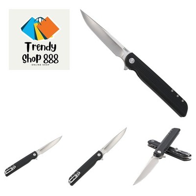 Compact LCK+ Everyday Carry Knife - Glass Nylon Handle, Quick Deploy 3.62'' Blade