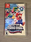 Super Mario Bros Wonder Nintendo Switch Game Cartridge