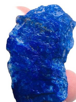 Royal Blue Natural Lapis Lazuli Rough Stone Raw Sliece A64