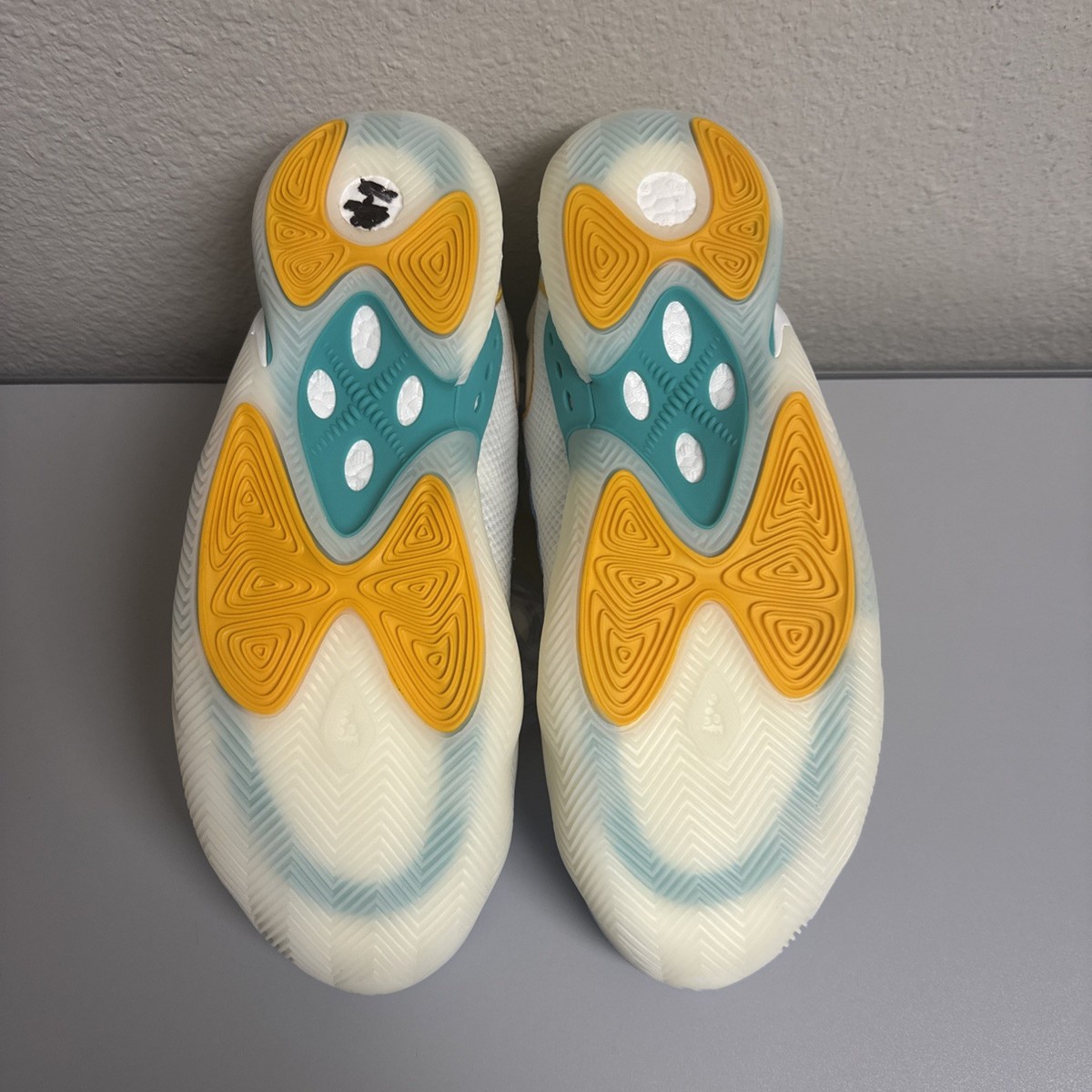 Size 14 - Adidas BYW Select Cream White Blue Burst for sale online