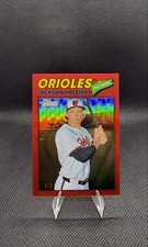 2026 Topps Heritage Jackson Holliday Chrome Red Border /5 Orioles SSP 