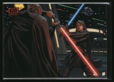 2026 Topps Star Wars Chrome Galaxy #32 The Rematch Orange Refractor /25