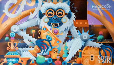  Ultra Pro MagicCon Barcelona Ragavan Nimble Pilferer Playmat Magic MTG