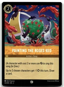 Painting the Roses Red 30/204 Common Rise of the Floodborn Lorcana