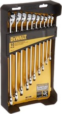 Dewalt 10 Piece Combination Wrench Set Sae Dwmt72167 Brand New