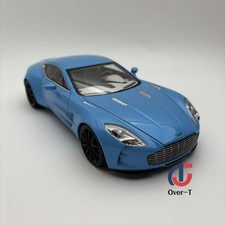 Autoart 1:18 Aston Martin ONE 77 Blue alloy openable car model limited edition