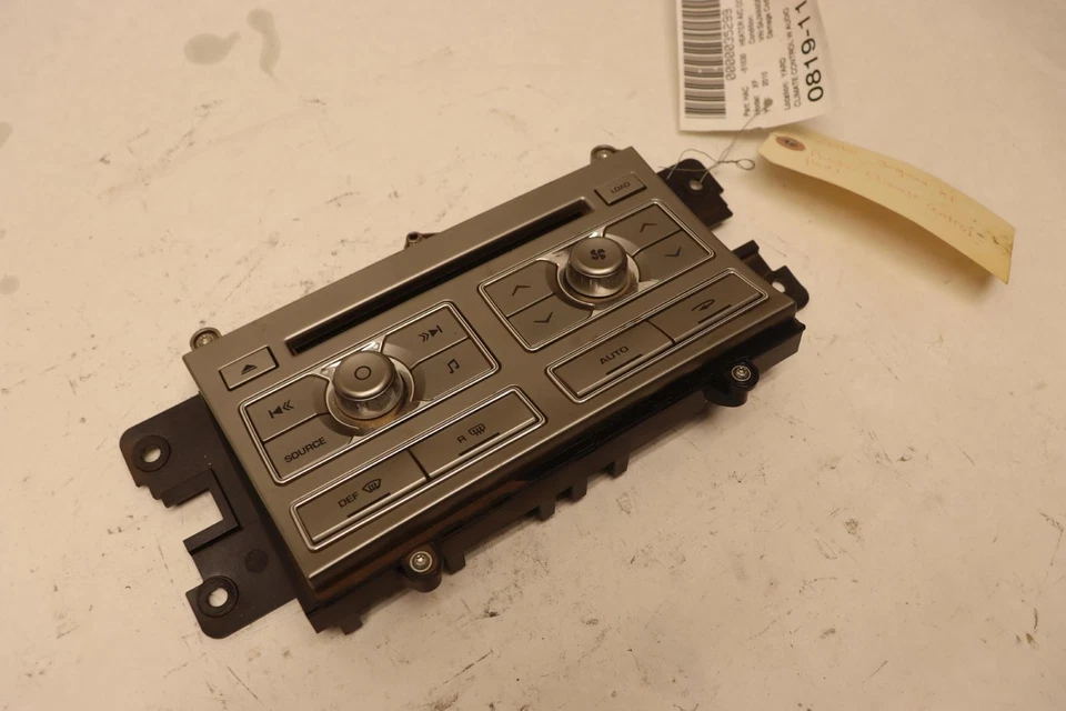 Jaguar XF 2010 tablero audio radio aire acondicionado calentador panel de control de temperatura OEM Foto 3 de 4