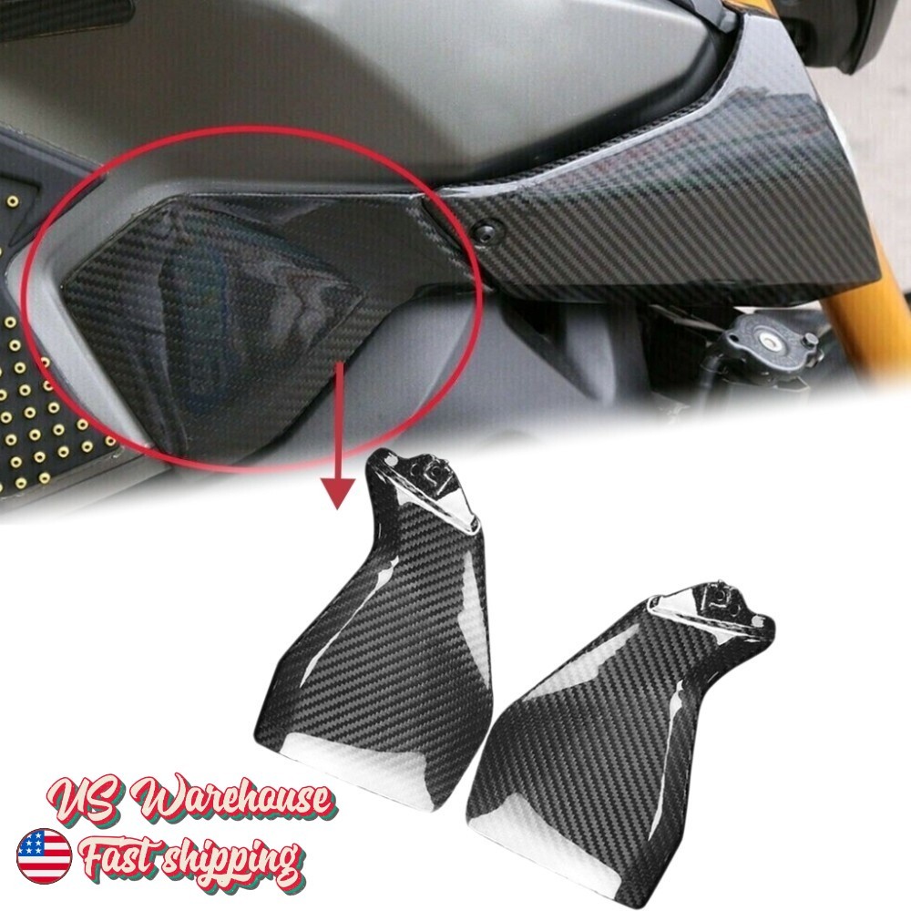 For 2014-2020 MT09 FZ09 Real Carbon Fiber Tank Side Cover Air