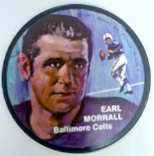 Earl Morrall Mattel Instant Replay FOOTBALL STARS 2 Mini Record Baltimore Colts