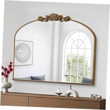 Vintage Entryway Mirrors for Wall, 36"x29" Traditional Antique 29"L x 36"W Gold