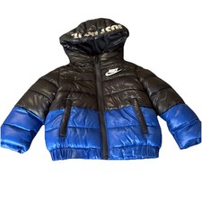 Nike Hooded Puffer Jacket Infant Size 12 Months Just Do It