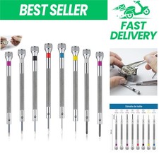 Jinsion Kit Tournevis Précision 8 Pièces 0,6-1,6 mm Outils de Réparation