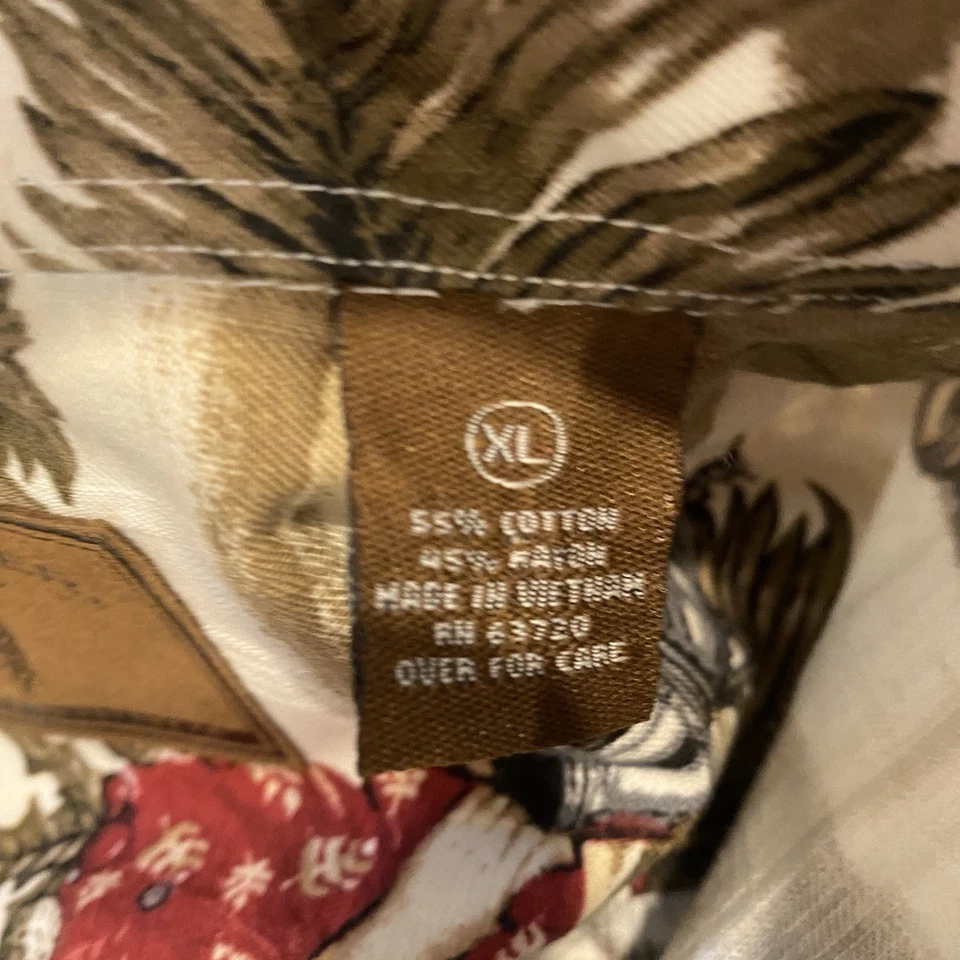 Camisa XL Clearwater Outfitters para Hombres Papá Noel Jugando Golf Navidad Hawaiana Foto 4 de 4