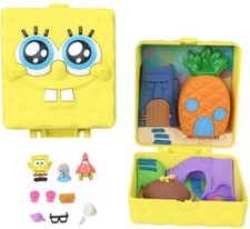 Mattel - Polly Pocket Spongebob Squarepants Compact New Toy Paper Doll