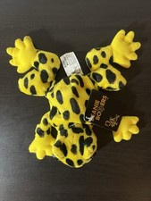 24K BEANIE BOPPERS "TREE FROG YELLOW 1997 STUFFED PLUSH ANIMAL SPECIAL EFFECTS