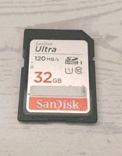 SanDisk Ultra 32GB SD SDHC Flash Memory Card Class 10 120MB/s 533X UHS-I HD