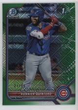 2022 Bowman Mega Box Green Mojo Refractor 64/99 Ronnier Quintero #BCP-124 00em