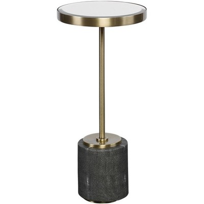 Uttermost 24998 Laurier 25 X 12 inch Brushed Brass Accent Table