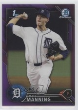 2016 Bowman Draft Chrome Picks Purple Refractor 63/250 Matt Manning #BDC-30 1og