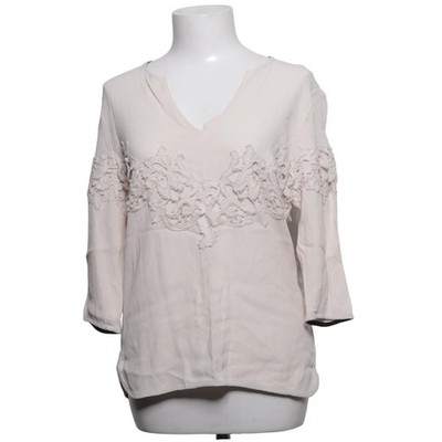 Custommade, Bluse, Größe: 38, Beige, Baumwolle/Viskose, Einfarbig, Damen #lxO