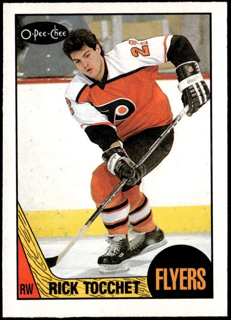 1987-88 O-Pee-Chee #2 Rick Tocchet Rookie F5