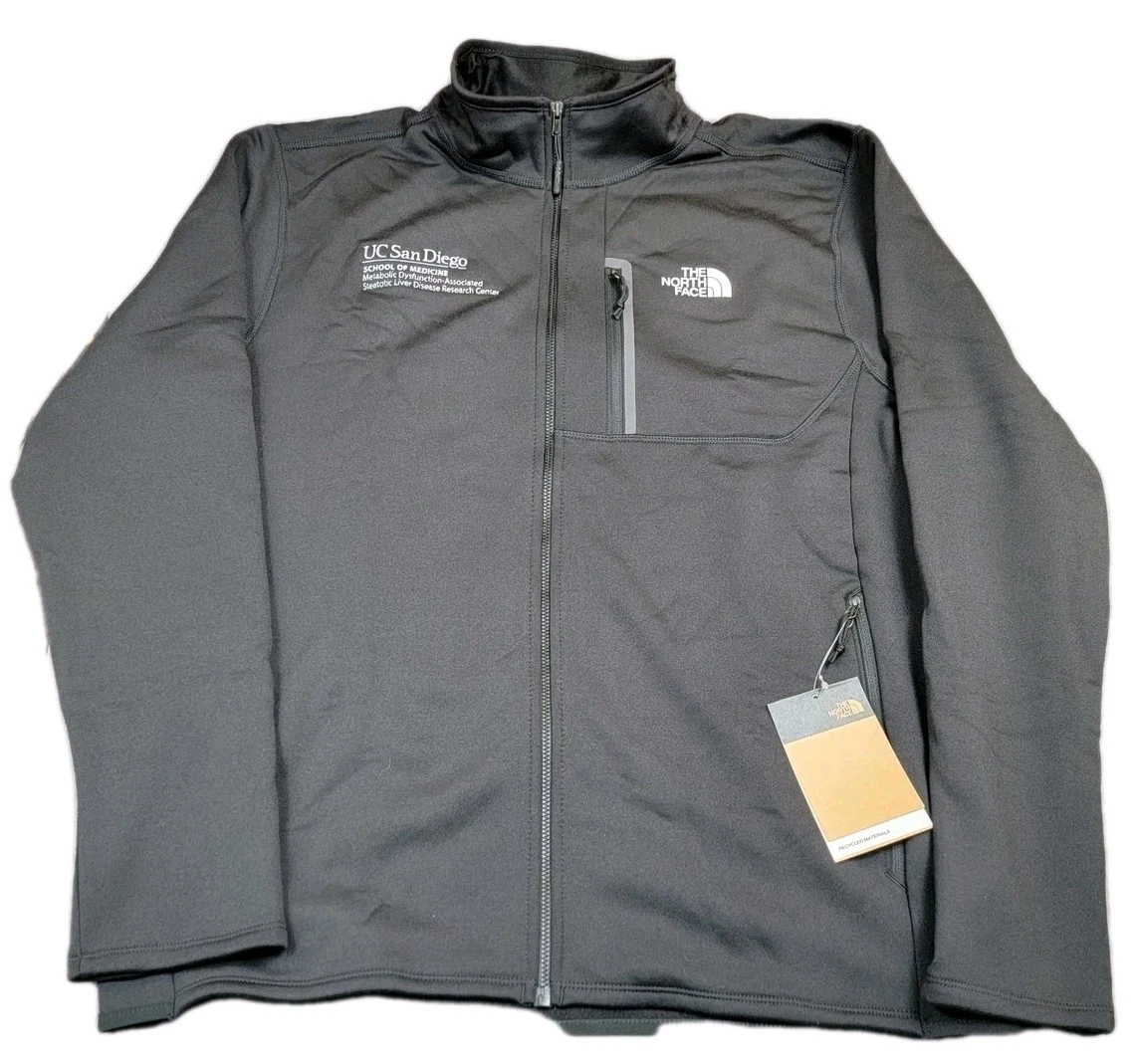 The North Face MEN'S M Skyline Full Zip FLEECE Jacket Coat TNF New US SAN DIEGO