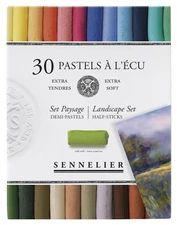 Savoir-Faire Soft Pastels Half Stick Set 30/Pkg-Landscape