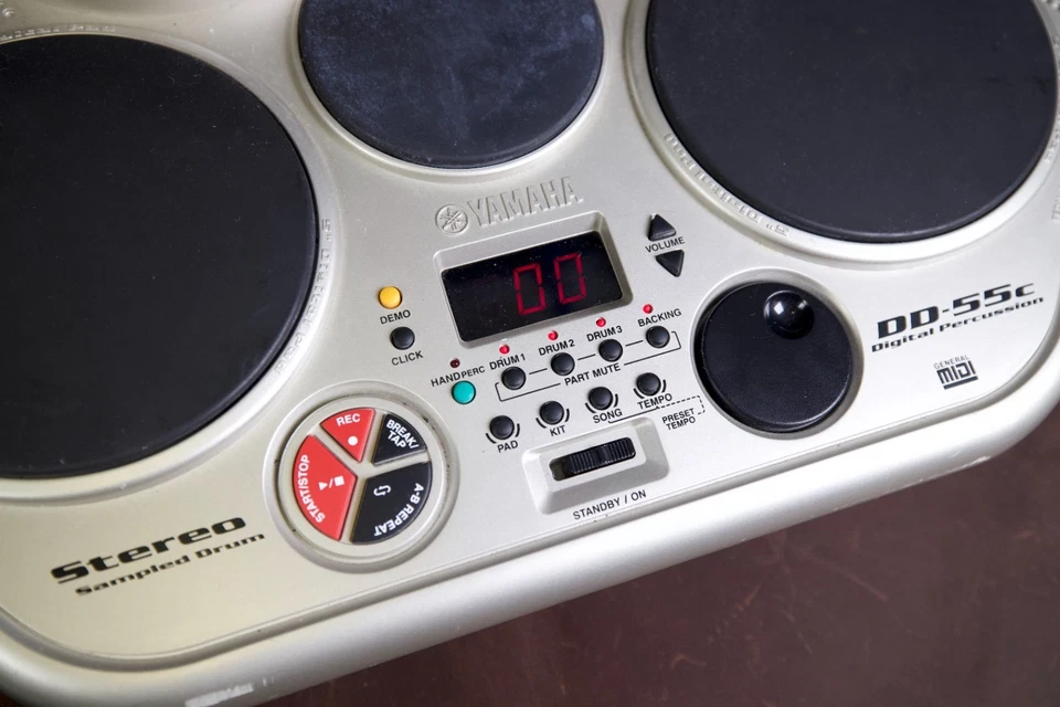 Yamaha DD-55C Digital Percussion 7-Pad MIDI Digital Electric Drum Tested - Image 4 of 4