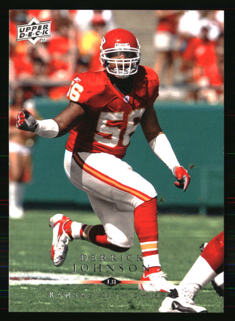 Derrick Johnson 2008 Upper Deck #93 FOOTBALL Card