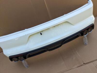 2015-2023 Ford Mustang Shelby GT350 Rear Bumper Cover Diffuser Dual Muffler tips