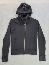 Lululemon Women's 2 Namaskar Black Zipup Hooded Jacket