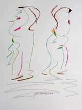 Matt Zedler Original | Drawing  | #B122 | 1 of 1 | 9 x 12" | Colored Ink | $150