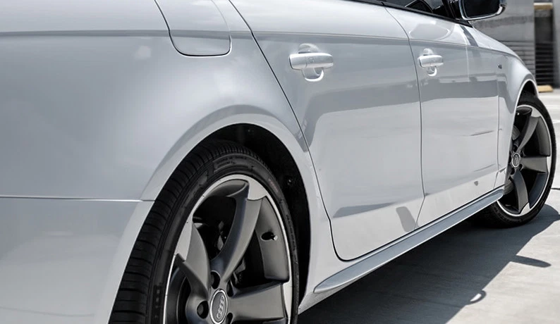 AUDI A4 B8 AVANT BERLINA 2008-2012 MINIGONNE LATERALI SLINE S4 RS4 - Immagine 4 di 4