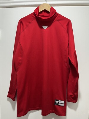 Dynafit Top Red Lined Wool Turtleneck EUC Long sleeve Ski Attire