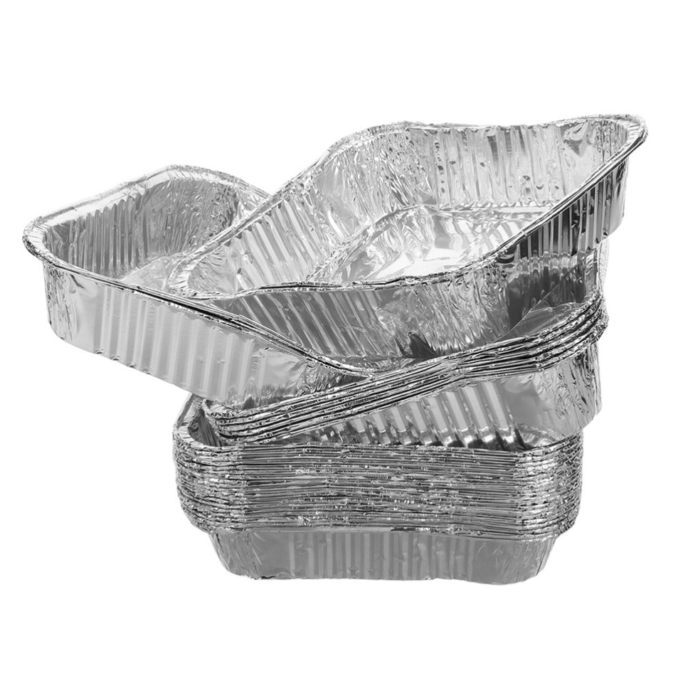 30pcs Aluminum Foil Baking Pans Disposable Air Fryer Square Cake Baking