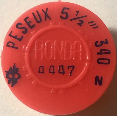 NOS New Peseux 340 Balance Wheel 721 Volante Ronda 4447 Bilancere