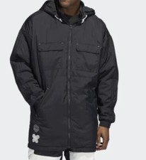 James Harden Adidas Parka  Black Men  s Size XL Jacket Full Zip    HB5422