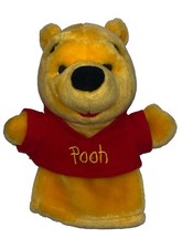Mattel DISNEY Winnie the Pooh 9" Plush Hand Puppet EUC FREE SHIPPING