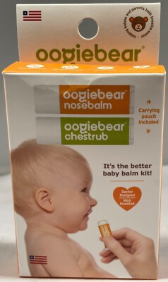 Oogiebear Baby Balm Set with Nosebalm and Chestrub